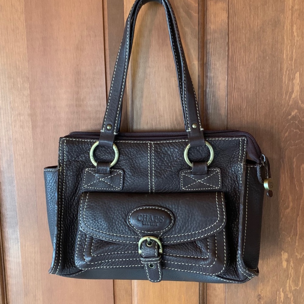 Chaps leather purse